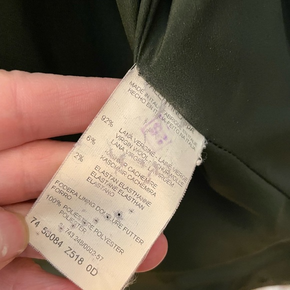 Valentino Vintage Green Jacket Sz 12 - Picture 11 of 15